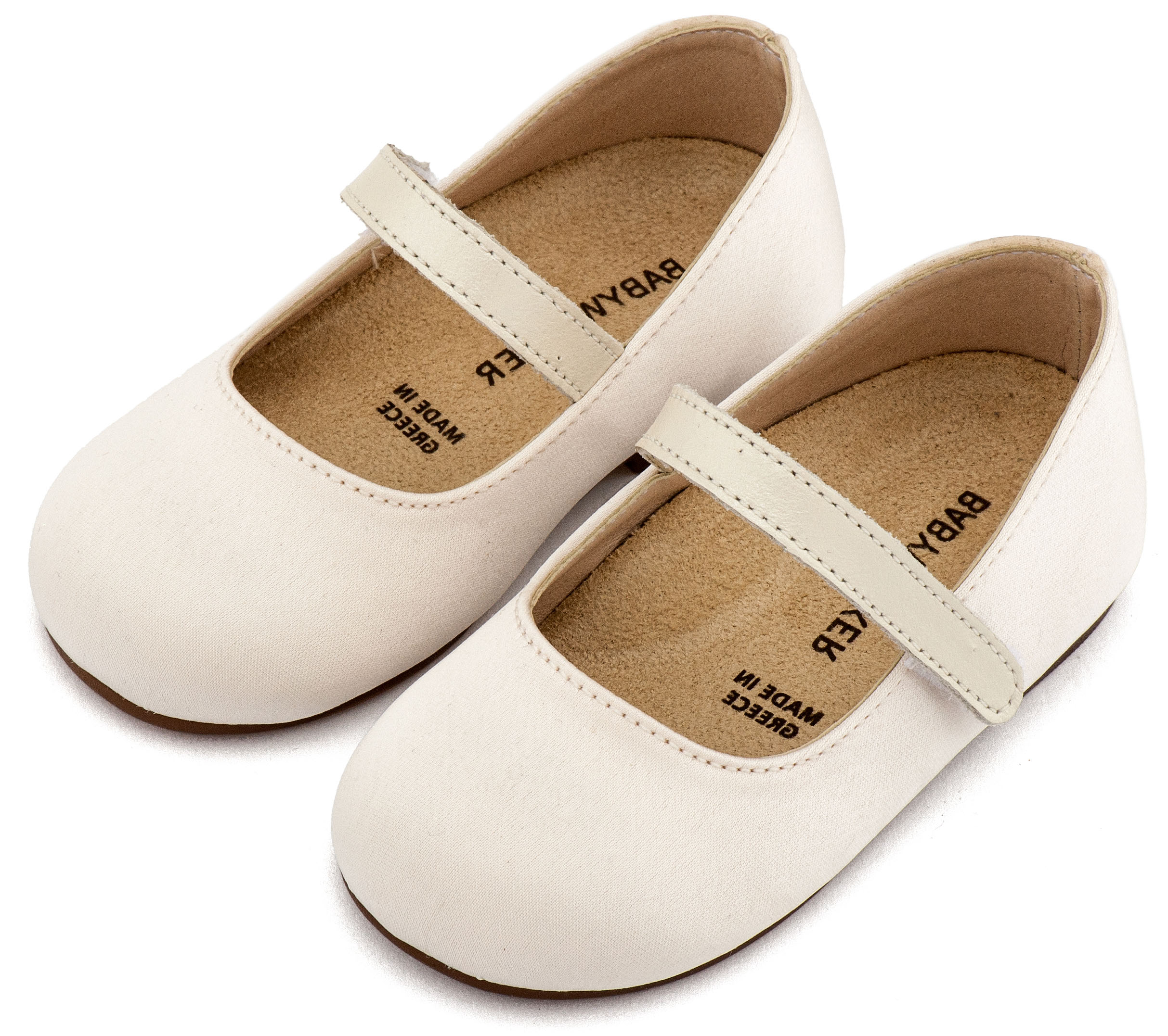 BS3603-IVORY-BABYWALKER Γοβάκι Μονή Μπαρέτα